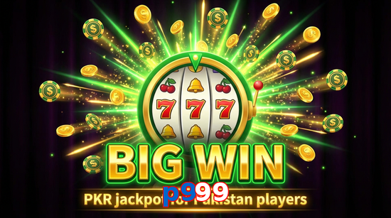 Big win animation on P999 slot game